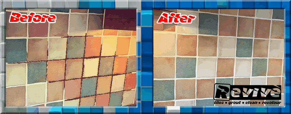 Kitchen grout recolour